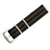 BluShark - Original Collection Military-Style Waterproof Watch Strap, Fits All Timepiece Brands, Durable Nylon Wristwatch Accessories with Stainless Steel Buckle, Bond Olive, 22mm view 1