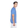 American Apparel Unisex 50/50 Crewneck Short Sleeve T-Shirt - USA Collection, Heather Lake Blue, Small view 2