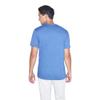 American Apparel Unisex 50/50 Crewneck Short Sleeve T-Shirt - USA Collection, Heather Lake Blue, Small view 3