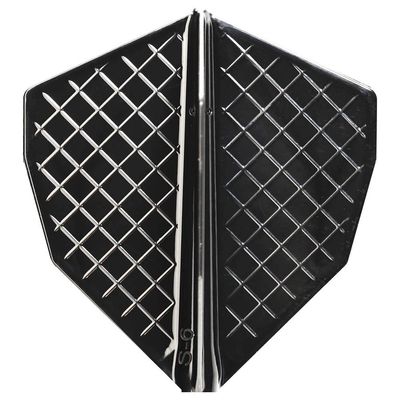 (COSMO DARTS) FIT Flight PRO Dart Flights - S-6 Black