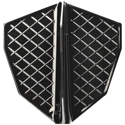 (COSMO DARTS) FIT Flight PRO Dart Flights - S-4 Black