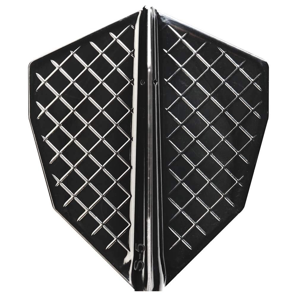 (COSMO DARTS) FIT Flight PRO Dart Flights - S-5 Black