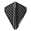 (COSMO DARTS) Fit Flight Pro Dart Flights V-4 Black view 1