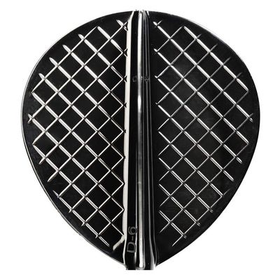 (COSMO DARTS) FIT Flight PRO Dart Flights D-6 Black