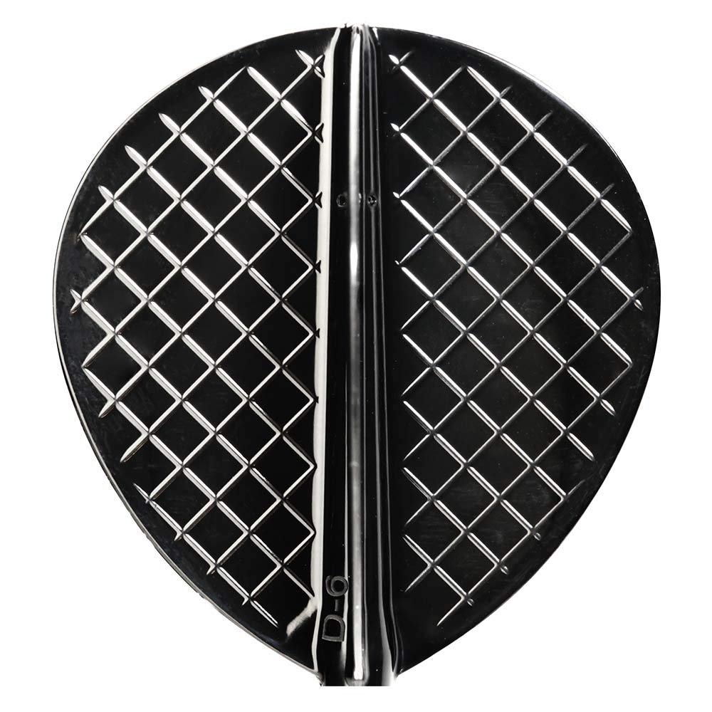(COSMO DARTS) FIT Flight PRO Dart Flights D-6 Black