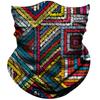 Obacle Seamless Bandana for Rave Face Mask Dust Wind Sun Protection Thin Neck Gaiter Tube Mask Headwear Bandana for Women Men Festival Motorcycle Riding Fishing Outdoor (Stripe Yellow White Pink) view 1