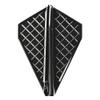 (COSMO DARTS) Fit Flight Pro Dart Flights V-3 Black view 1