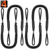Boat Bungee Dock Lines Dock Rope Mooring Line Boat Accessories Docking Ropes PWC Dock Ties for Boats Pontoon, Jet Ski, SeaDoo, WaveRunner, Kayak view 1