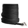 Young Marine Made 3/8 Inch 100FT 150FT Black Nylon Anchor Line Double Braided Anchor Rope/Line with Thimble (3/8" x 150') view 2