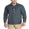 Outdoor Ventures Men's UPF 50+ UV Sun Protection SPF Hiking Shirt Long Sleeve Lightweight Quick Dry for Safari Travel Fishing Grey view 1