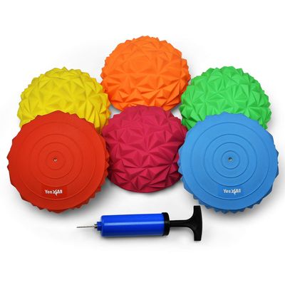 Yes4All Hedgehog Balance Pods with Multiple Colors (Set of 6)