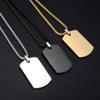 Emergency ID Necklace Pendant for Men - Free Engraving Medical Jewelry view 4