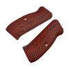 Guuun G10 CZ Grips for CZ 75 Full Size SP-01, Sunburst Texture - Red/Black view 3