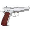 Guuun G10 CZ Grips for CZ 75 Full Size SP-01, Sunburst Texture - Red/Black view 4