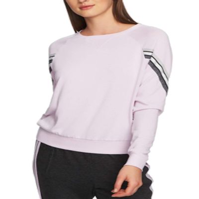 1.STATE Crewneck Pullover Top (Orchid Bud, L)