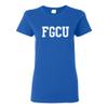 UGP Campus Apparel LS01 - FGCU Eagles Basic Block Womens T-Shirt - 3X-Large - Royal view 1