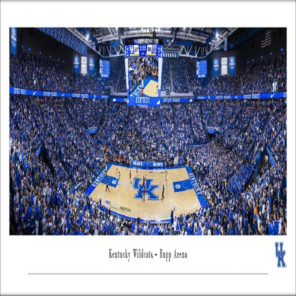 Kentucky Wildcats Basketball - Unframed 40 x 13.5 Poster by Blakeway Panoramas