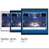 Kentucky Wildcats Basketball - 42x15.5-inch Single Mat, Select Framed Picture by Blakeway Panoramas view 2