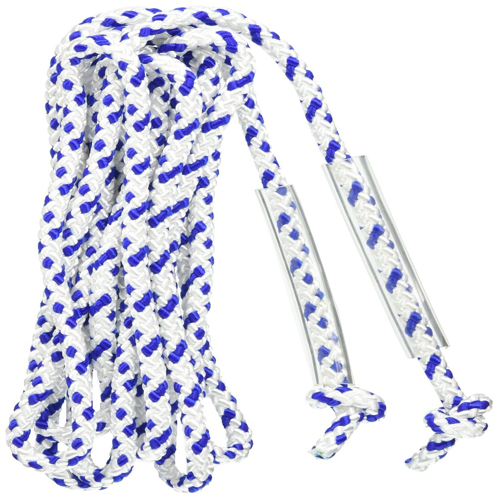 TOEI LIGHT U7025 Long Rope, Total Length 32.8 ft (10 m), Grip Portion Vinyl Tube, White x Blue