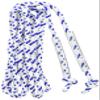 TOEI LIGHT U7025 Long Rope, Total Length 32.8 ft (10 m), Grip Portion Vinyl Tube, White x Blue view 1