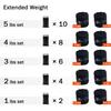 Adjustable Ankle Weights for Women Men Kids, Wrist Weight Set 1-5 lbs (1 Pair) with Removable Weight for Jogging, Walking, Gymnastic, Workout, 0.5-2.5 lbs Each Pack, 2 Pack view 4