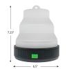 Kodiak Kompress Rechargeable Pop-Up Lantern, Compact Collapsible LED Camping Lantern with USB Charging, Portable Light for Hiking, Emergency, Power Outages, and Outdoor Use view 2