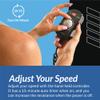 Exerpeutic 2000M Motorized Under Desk Exercise Bike - Electric Legs and Arms Pedal Exerciser - Fitness Equipment for Home Use - Remote Work Office Accessory - Black view 3