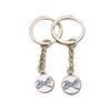Antique Silver "Pinky Promise" Keychains Keyring Women/Men's Nice Gifts Jewelry Best Friend Forever Friendship (#3) view 1
