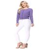 YEMAK Women's Cropped Cardigan Sweater  Long Sleeve Crewneck Basic Classic Casual Button Down Knit Soft Lightweight Top MK5502-Babyyellow-XL view 4