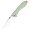 CJRB Feldspar Pocket Folding Knife Stonewash AR-RPM9 Steel Blade G10 Tactical Handle EDC Knives Green-Large (J1912) view 1