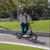 EcoSmart SUP Electric Scooter 16" Air-Filled Tires, Wide Bamboo Deck, 350w High-Torque Hub-Driven Motor, Up to 15.5 mph & 15.5 Miles Range, Rear-Wheel Drive view 2