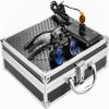 BONEW-Oral 2.5X 420MM Surgical Binocular Loupe Magnifier + 3W Clip On Head Lamp with Filter+ Aluminum Box (Black) view 1
