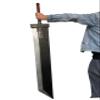 Blazing Steel Shop - 57" Fantasy PU Foam Zweihander Broad Sword with Inner Core view 2