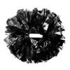 Hooshing 2PCS Black Pom Poms Cheerleading Metallic Cheer Pom Poms with Baton Handle for Sports Dance Team Spirit Party Kids Adults view 1