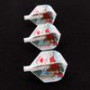 CUESOUL TERO AK4 White Dart Flights Standard Shape for Steel Tip Darts and Soft Tip Darts view 2