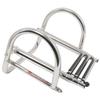 Amarine Made Boat Ladder Stainless Steel in-Board 3 Steps Telescoping Ladder Folding Dock Ladder for Marine Boat Yacht Swimming Pool view 3