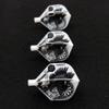 CUESOUL TERO AK4 White Dart Flights Standard Shape for Steel Tip Darts and Soft Tip Darts view 2