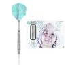 Target Darts Mikuru Suzuki The Miracle 47 18G 95% Tungsten Soft Tip Darts Set, Silver and Clear view 1