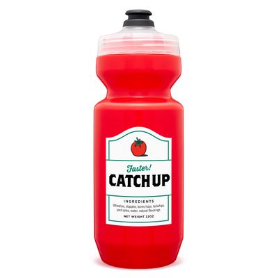 SPURCYCLE Catch Up Water Bottle - 22 Ounces, Purist, MoFlo Cap, Resists Stains, Flexible Bicycle Bottle