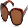 Foster Grant Womens Election Sunglasses, Tortoise/Amber, 52 Mm US view 1