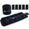 Adjustable Ankle Weights, 3/7/10 Lbs Pair Arm Leg Weights Set for Men and Women, Weighted Ankle Weight for Jogging, Walking, Gymnastics, Aerobics, Physical Therapy view 1