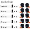 Adjustable Ankle Weights, 3/7/10 Lbs Pair Arm Leg Weights Set for Men and Women, Weighted Ankle Weight for Jogging, Walking, Gymnastics, Aerobics, Physical Therapy view 2