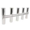 Amarine Made 5 Tube Stainless Steel Fishing Rod Rack Mirror Finish 316 Stainless Steel 5 Rod Rack view 4
