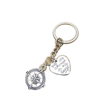 Antique Silver "Pinky Promise" Keychains Keyring Women/Men's Nice Gifts Jewelry Best Friend Forever Friendship (#2)