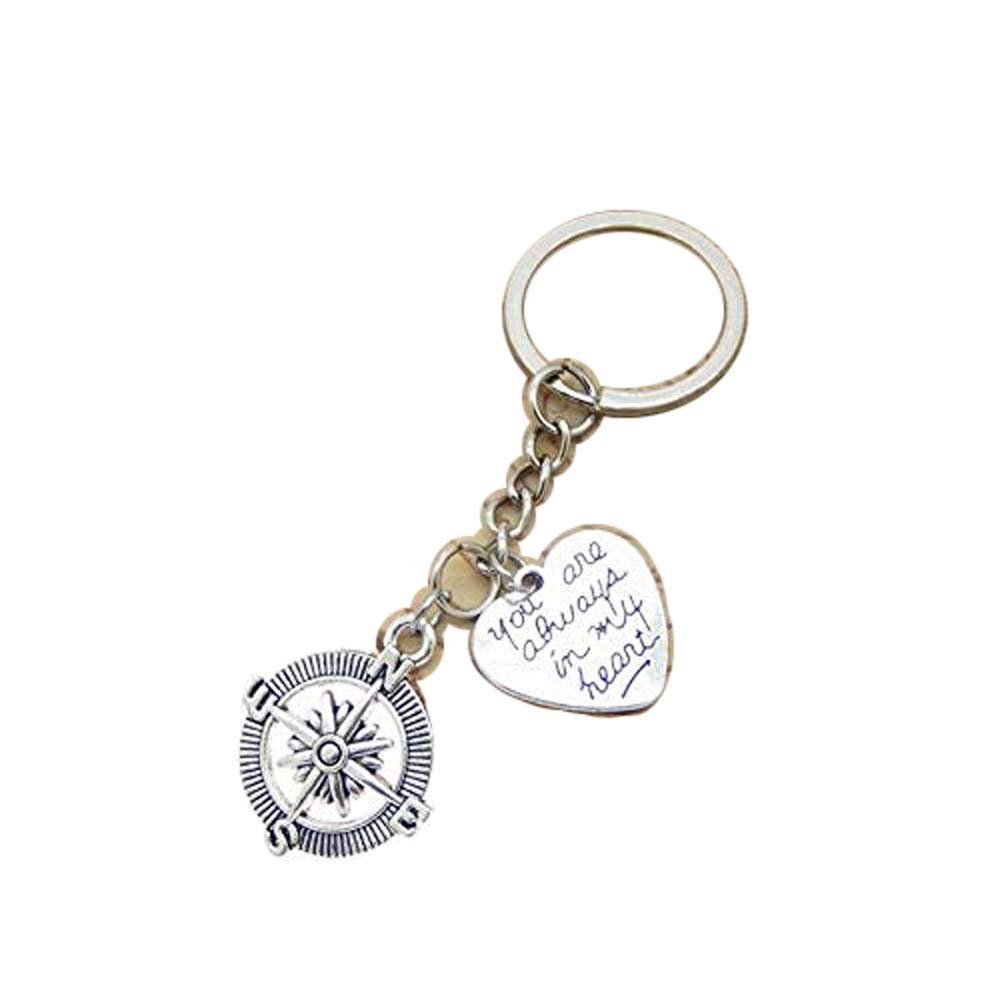 Antique Silver "Pinky Promise" Keychains Keyring Women/Men's Nice Gifts Jewelry Best Friend Forever Friendship (#2)