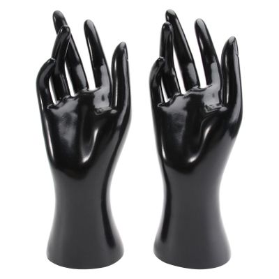 Cabilock Female Mannequin Hand Display Stand 9X3.5X2.9 Inch Jewelry Organizer for Rings Bracelets Necklaces Creative Hand Mold Display for Home Store Showcase