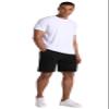 Men's Lounge Shorts with Deep Pockets Loose-fit Cotton Jersey Shorts for Running,Workout,Training, Basketball (605 Black, X-Large) view 4