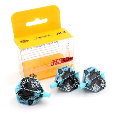 CUESOUL TERO AK4 Yellow Dart Flights Diamond Shape,Set of 3 pcs(CS-AK4+7ZS)