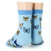 Foot Traffic Novelty Youth Socks, Butterflies view 4