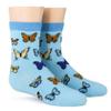 Foot Traffic Novelty Kids' Socks, Butterflies view 3